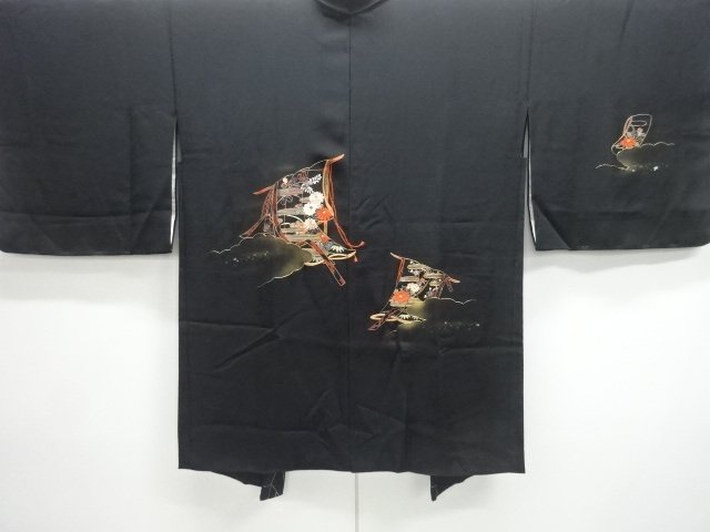 Japanese Kimono / Haori Coat Dochugi Silk